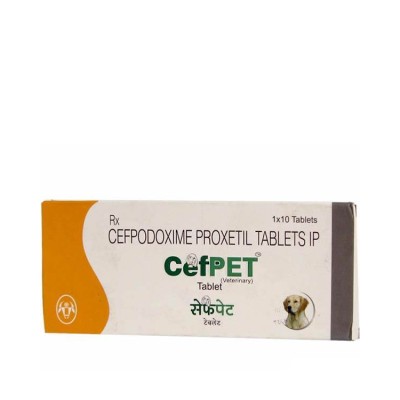 INTAS Cefpet Tablet For Dog 100 mg (1x10 tab)